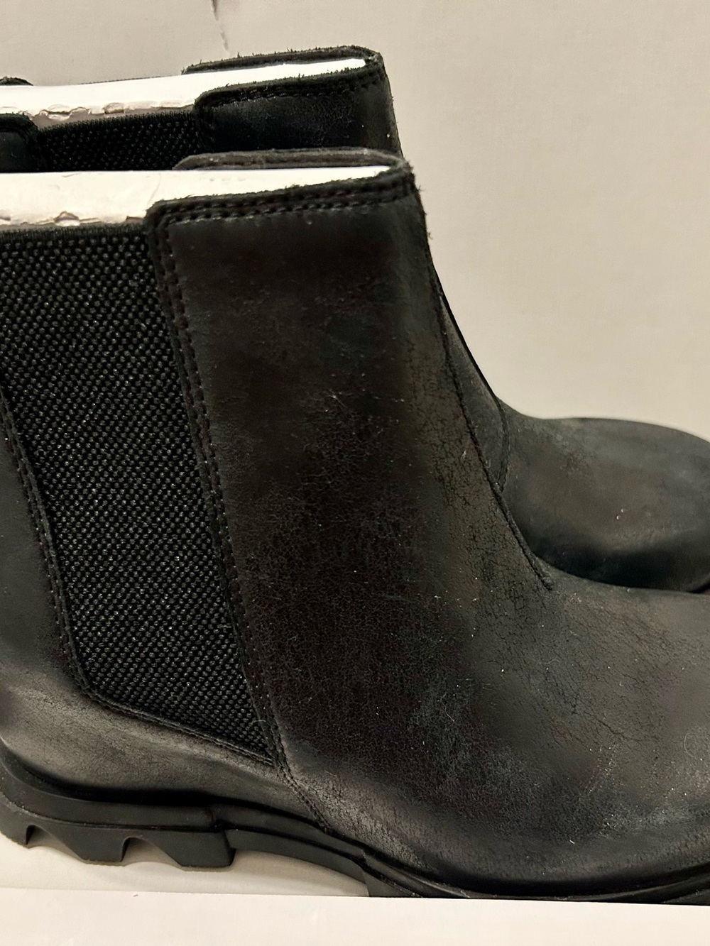 Black Sorel Joan of Arctic™ Wedge III Chelsea Women's Boots